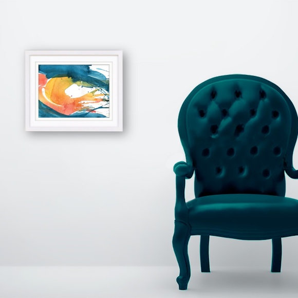 Original Abstract Serene Sea Painting - Serenity 10 - Picture 5 of 8